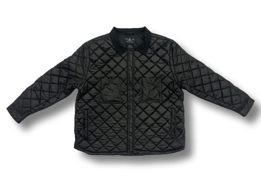Diamond cut quilted jacket