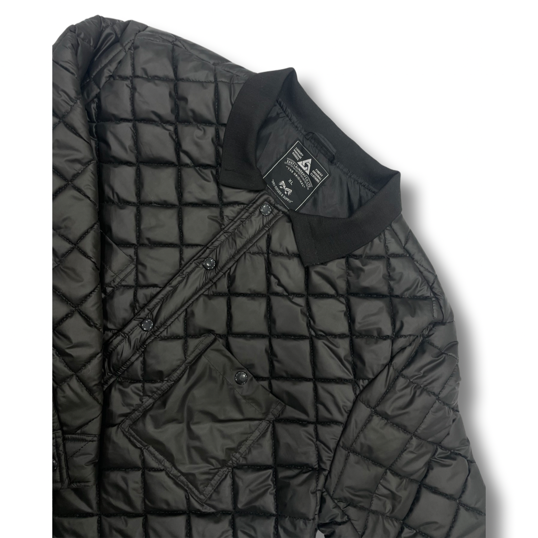 Diamond cut quilted jacket
